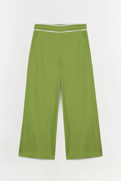 SIMKHAI - Heidi Linen Pant - Kiwi Multi