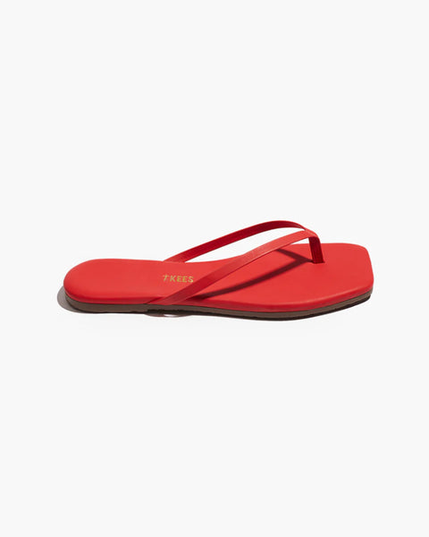 TKEES - Square Toe Lily - Red