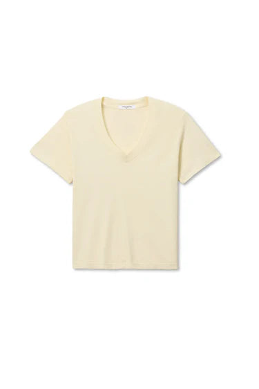 Hendrix Boxy Tee - Custard