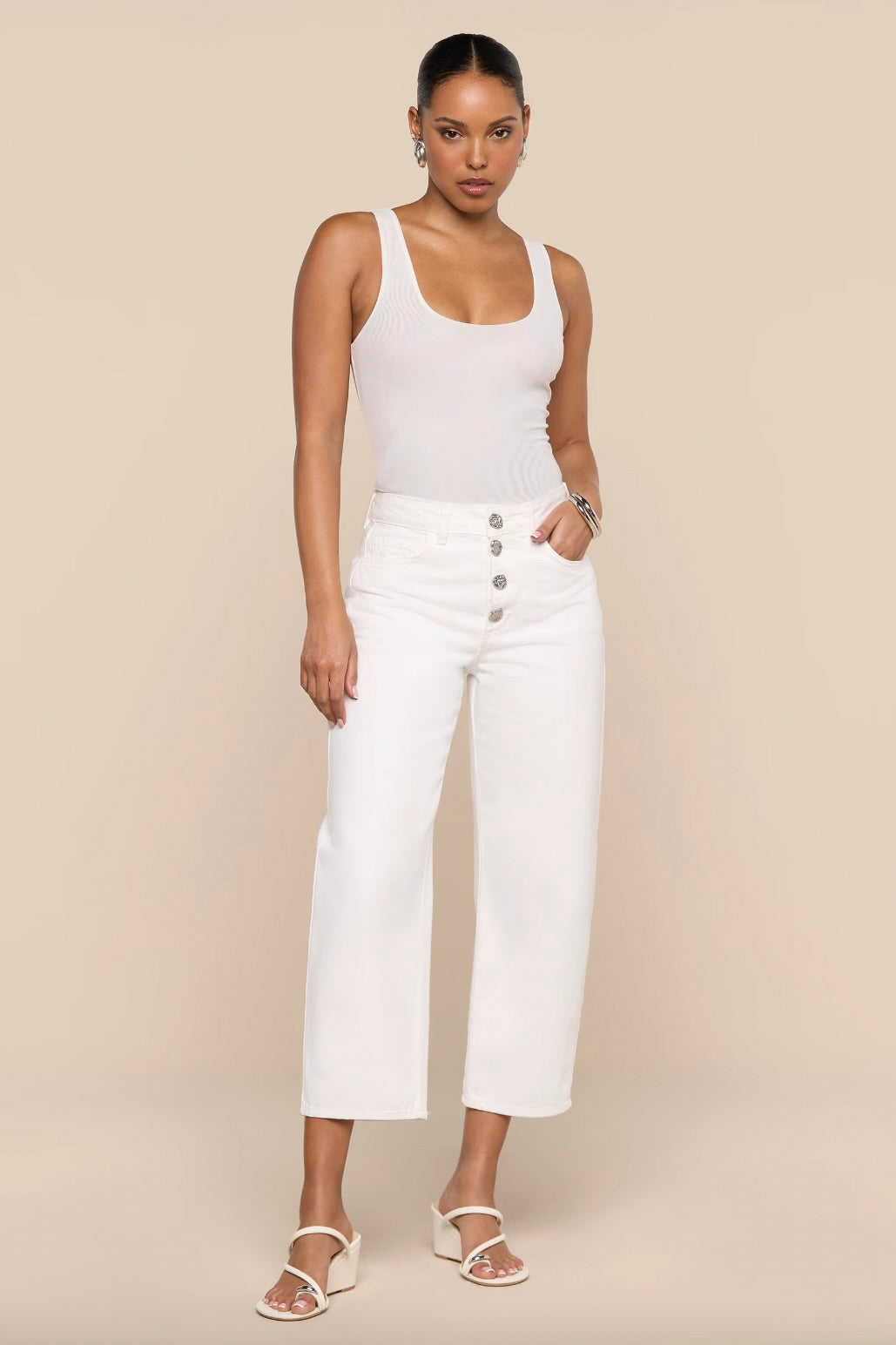 Liora High Rise Stovepipe - Blanc