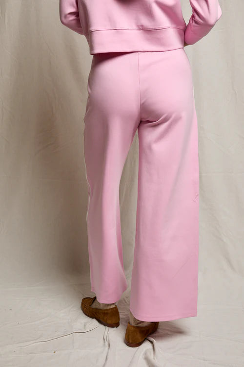 Mikos Travel Wide Leg Pant - Sugar Pink
