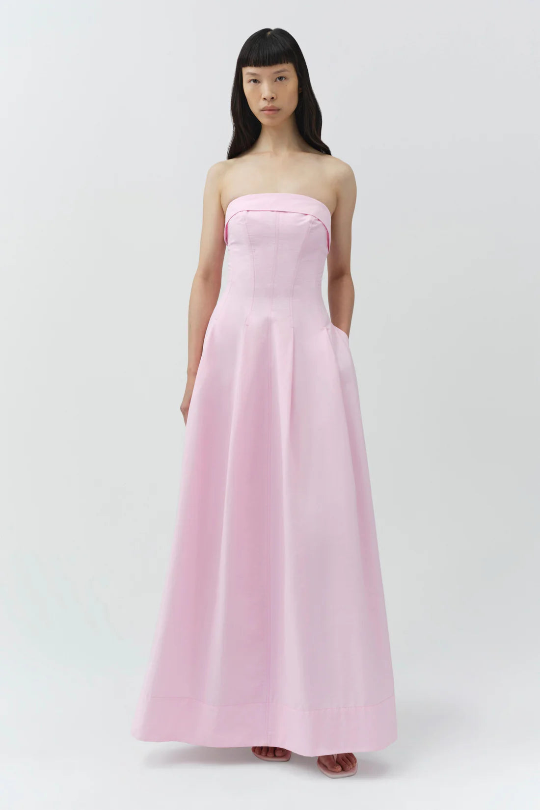 Avril Cotton Bustier Dress