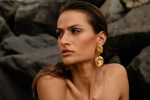 Christina Caruso - Double Poppy Earring