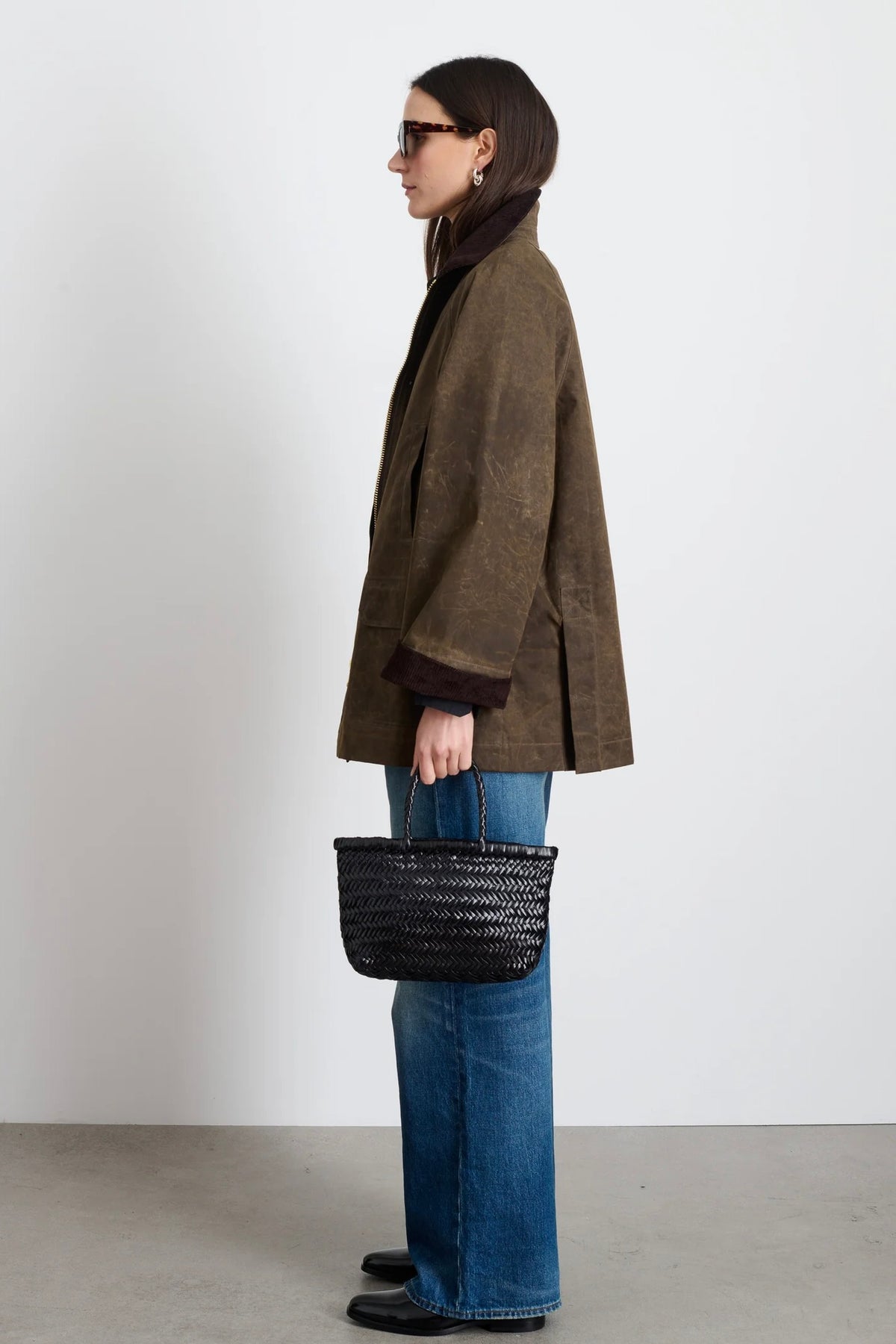 Chiltern Street Jacket In Waxed Cotton