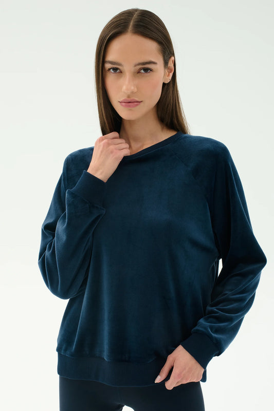 Joy Velour Crewneck