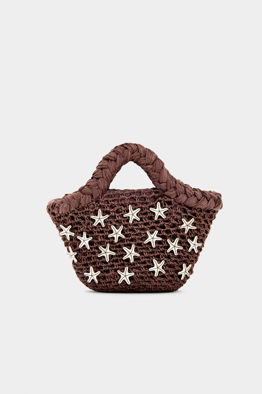 SIMONMILLER - Starfish Mercado Tote - Chocolate/Silver