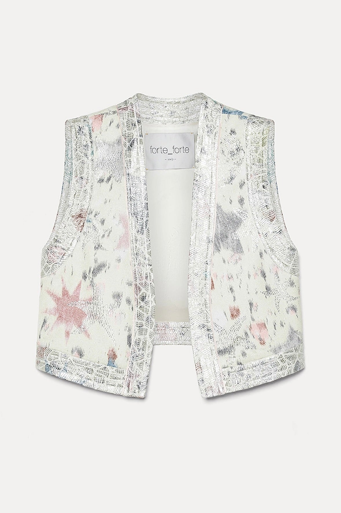 "les folies" jacquard vest