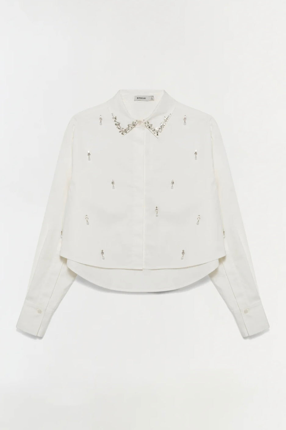 Renata Embellished Cotton Shirt