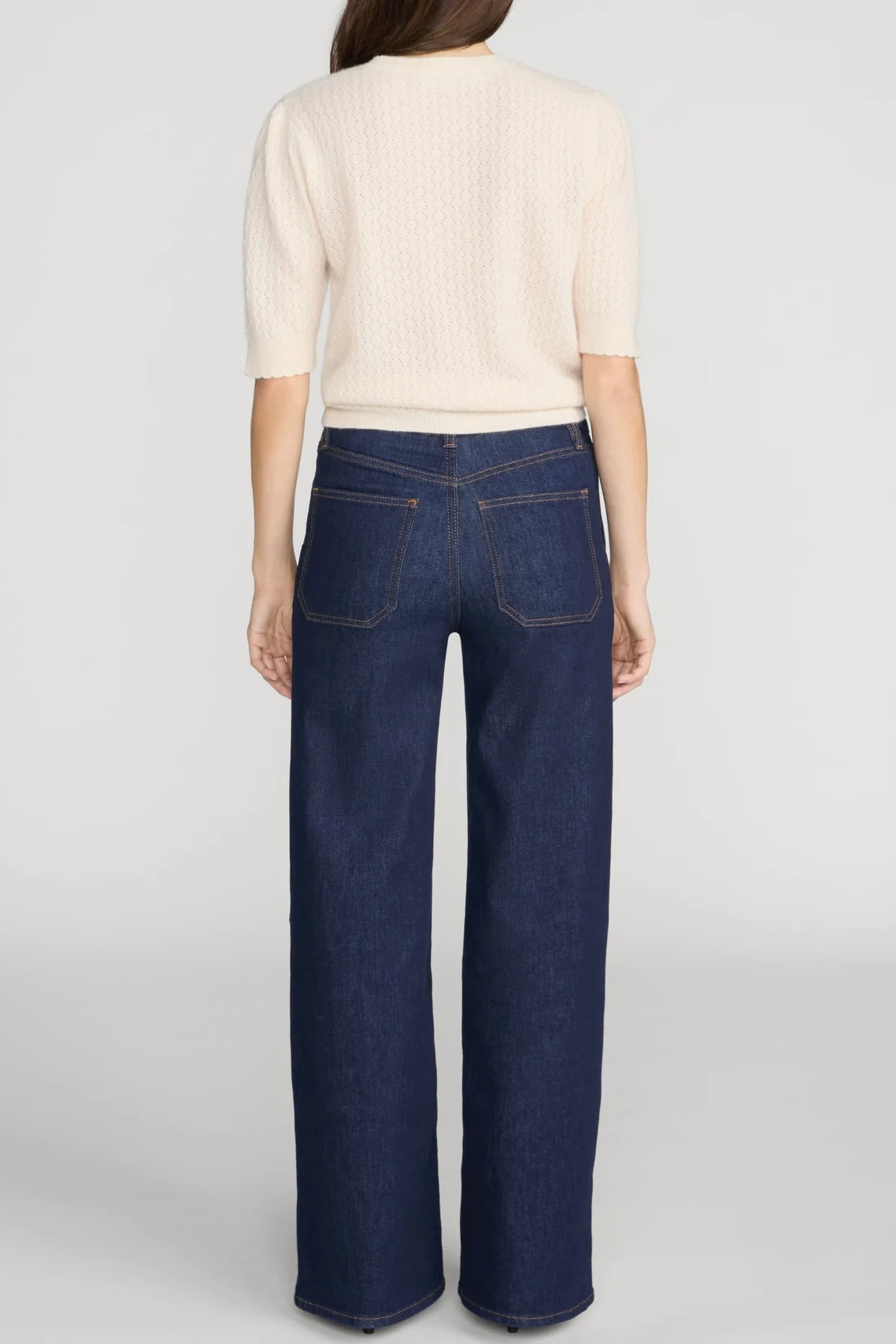 Le Slim Palazzo Pintuck Pocket