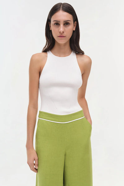 SIMKHAI - Heidi Linen Pant - Kiwi Multi