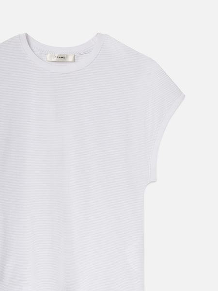 FRAME - The Muscle Tee - Powder Blue Multi