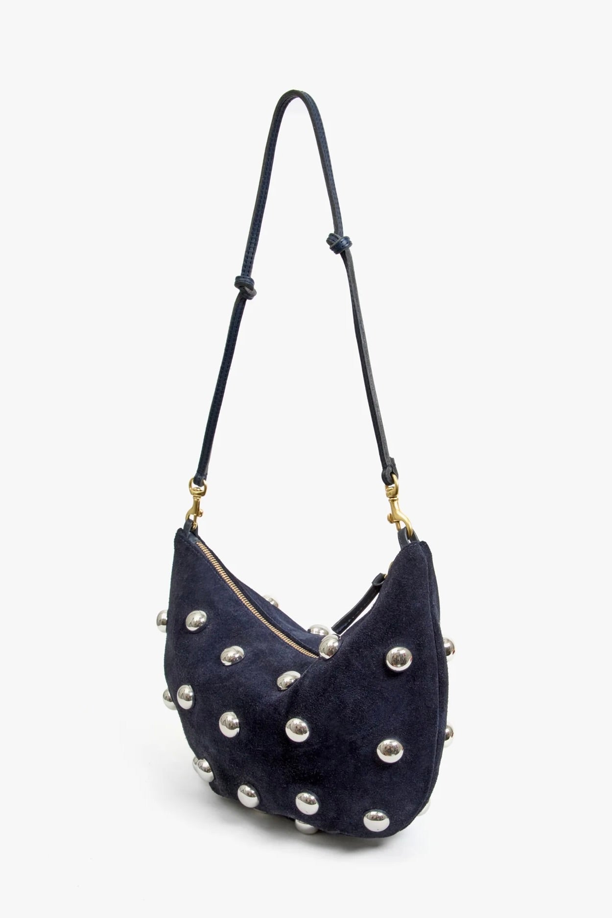 Lune Bag - Suede with Studs