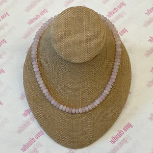 G.GIRL GEMS - Gemstone Plain Necklace - Pink