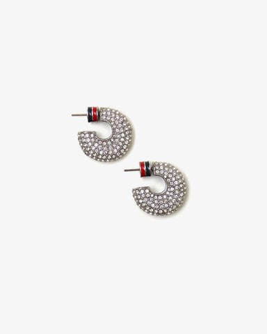 Clare V. - Le Hoop - Clear & Rhodium