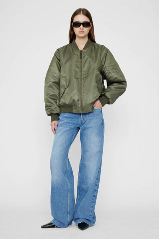 ANINE BING - Leon Bomber Jacket - Army Green