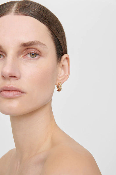 Anine Bing - Twist Rope Hoops - Gold