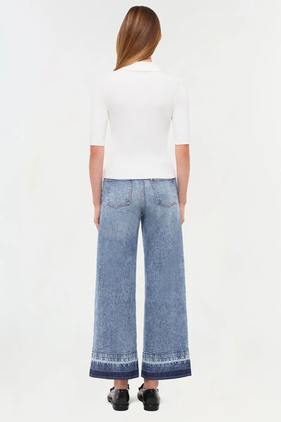 SIMKHAI - Jude High Rise Wide Leg Denim - Sherwood