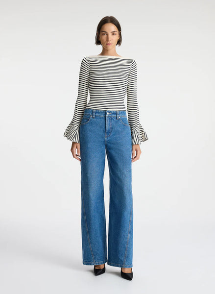 ALC - Aster Knit Top - Antico/Dark Sapphire
