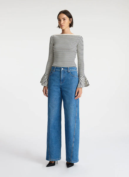 ALC - Aster Knit Top - Antico/Dark Sapphire