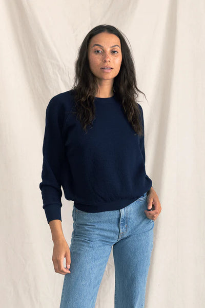 Perfect White Tee - Allman - Navy