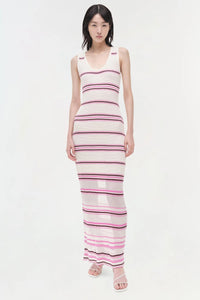 SIMKHAI - Mariana Knit Maxi Dress - Sangria Multi
