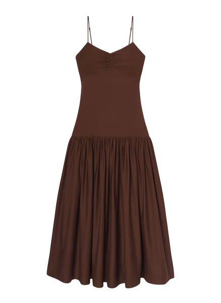 A.L.C. - Harper Dress - Milk Chocolate