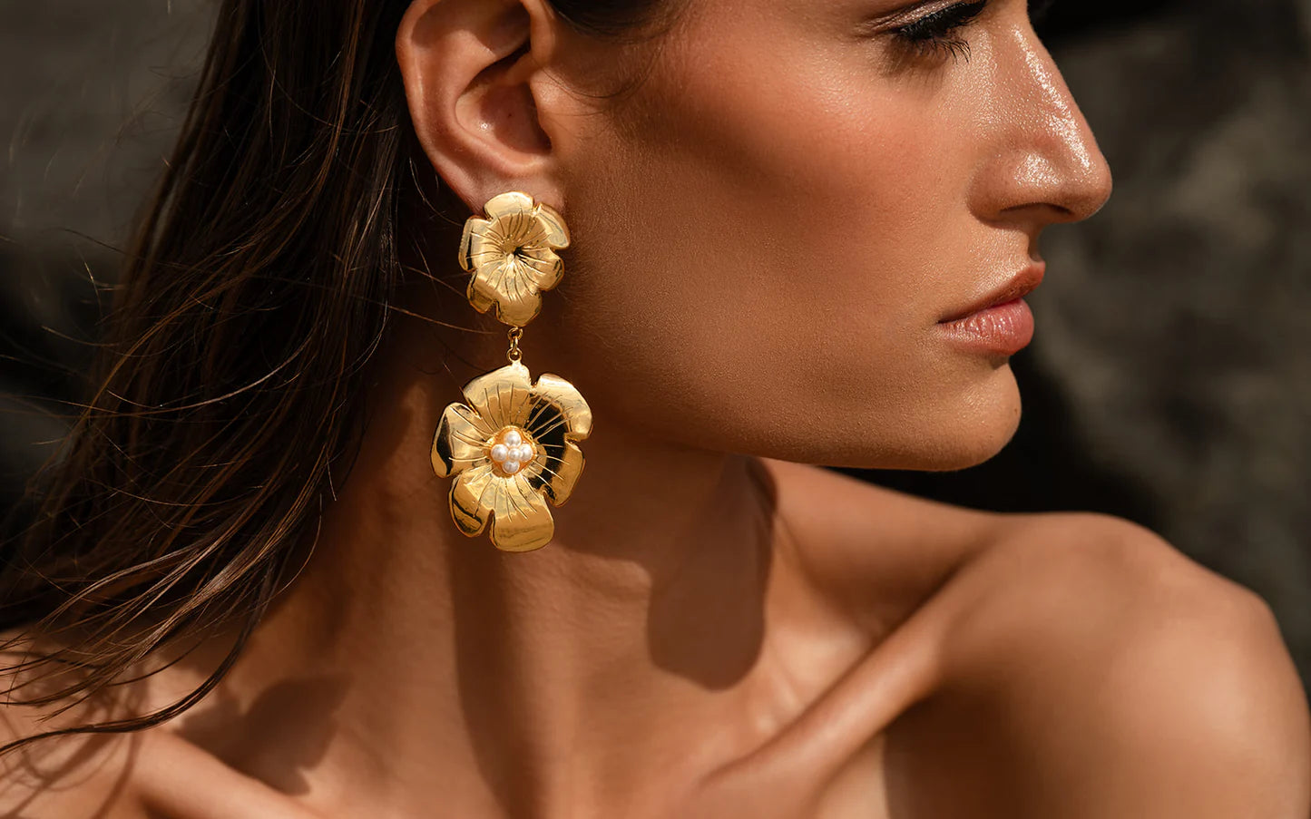 Christina Caruso - Double Poppy Earring