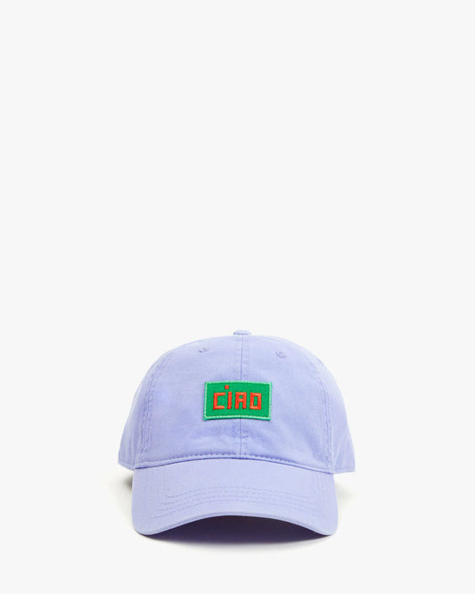 Clare V. - Baseball Hat - Lilac w/ Green Ciao Patch