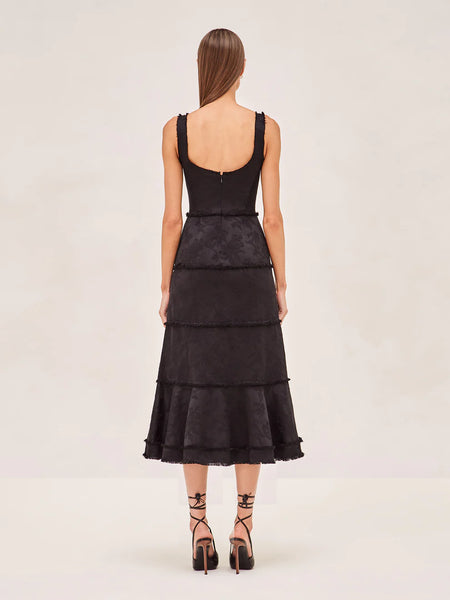 Alexis - Corina Dress - Noir Brocade