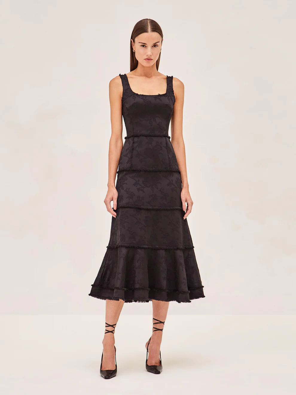 Alexis - Corina Dress - Noir Brocade