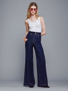 FRAME - The Seamed Wide Trouser
- Rinse