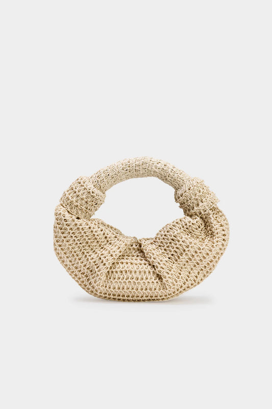 SIMONMILLER - Raffia Lopsy Bag - Milk