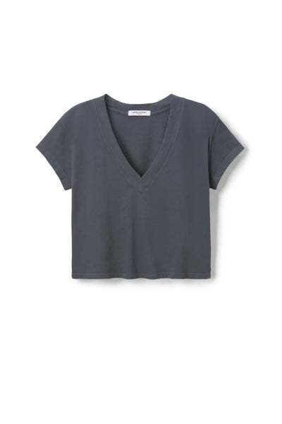 Perfect White Tee - Alanis Cotton V-Neck - Night