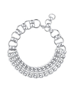 Christina Caruso - Link Necklace - Rhodium
