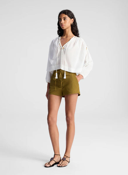 A.L.C. - Leon Lace Up Short - Hazel