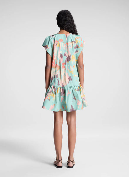 A.L.C. - Ember Printed Mini Dress - Mint Multi