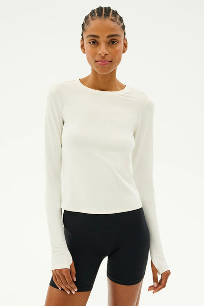 SPLITS59 - Airweight Lite LS Waist Length - White & Black