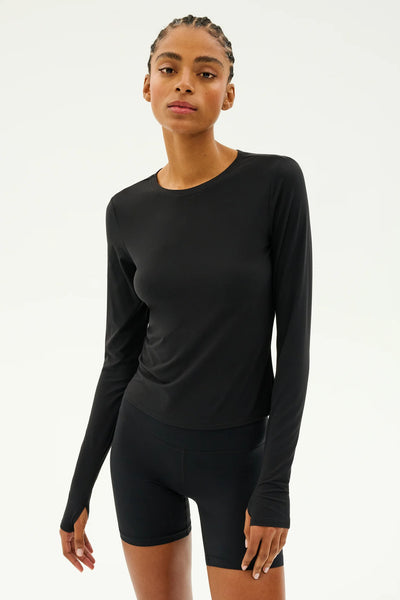 SPLITS59 - Airweight Lite LS Waist Length - White & Black