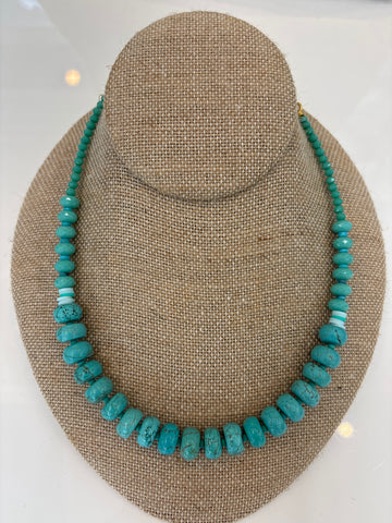 Elizabeth Cole - Turia Necklace - Turquoise