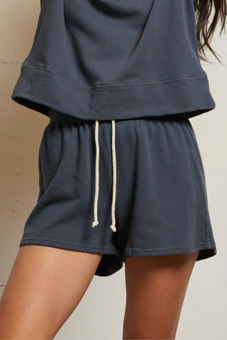 Perfect White - Tee Layla French Terry Shorts - Night