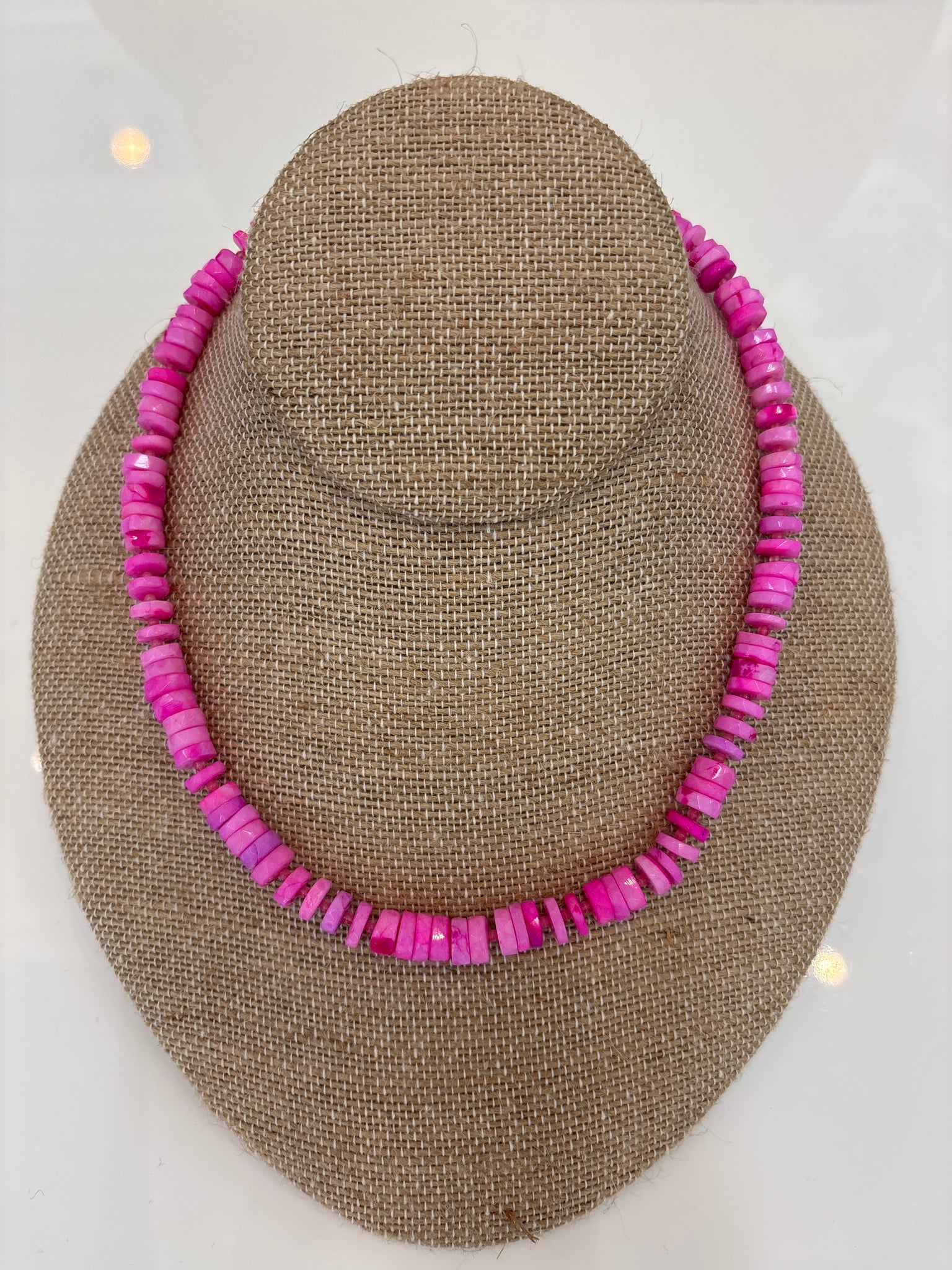 Elizabeth Cole - Sorrell Necklace - Pink