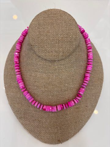 Elizabeth Cole - Sorrell Necklace - Pink