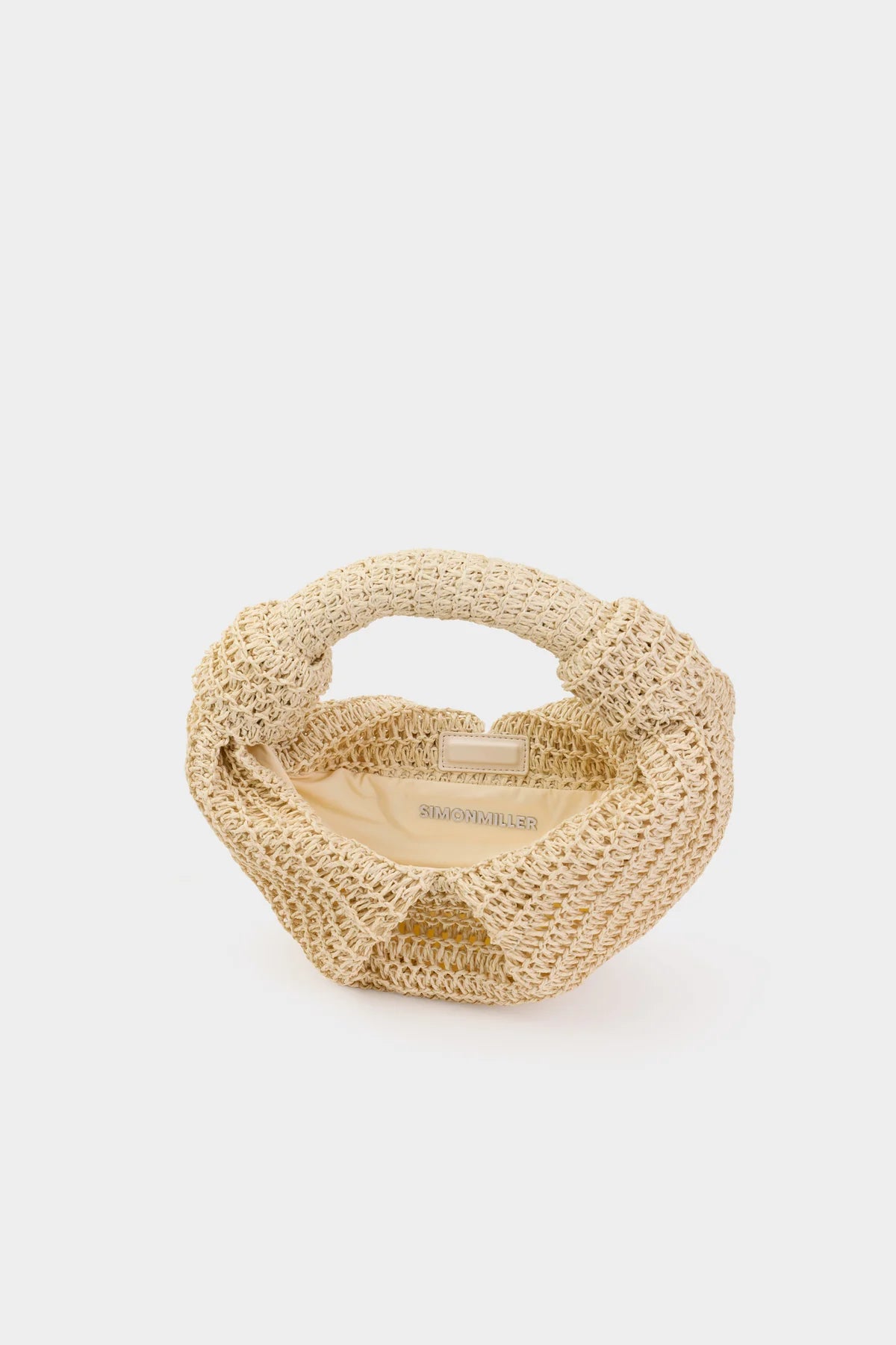 SIMONMILLER - Raffia Lopsy Bag - Milk