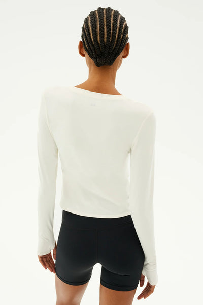 SPLITS59 - Airweight Lite LS Waist Length - White & Black