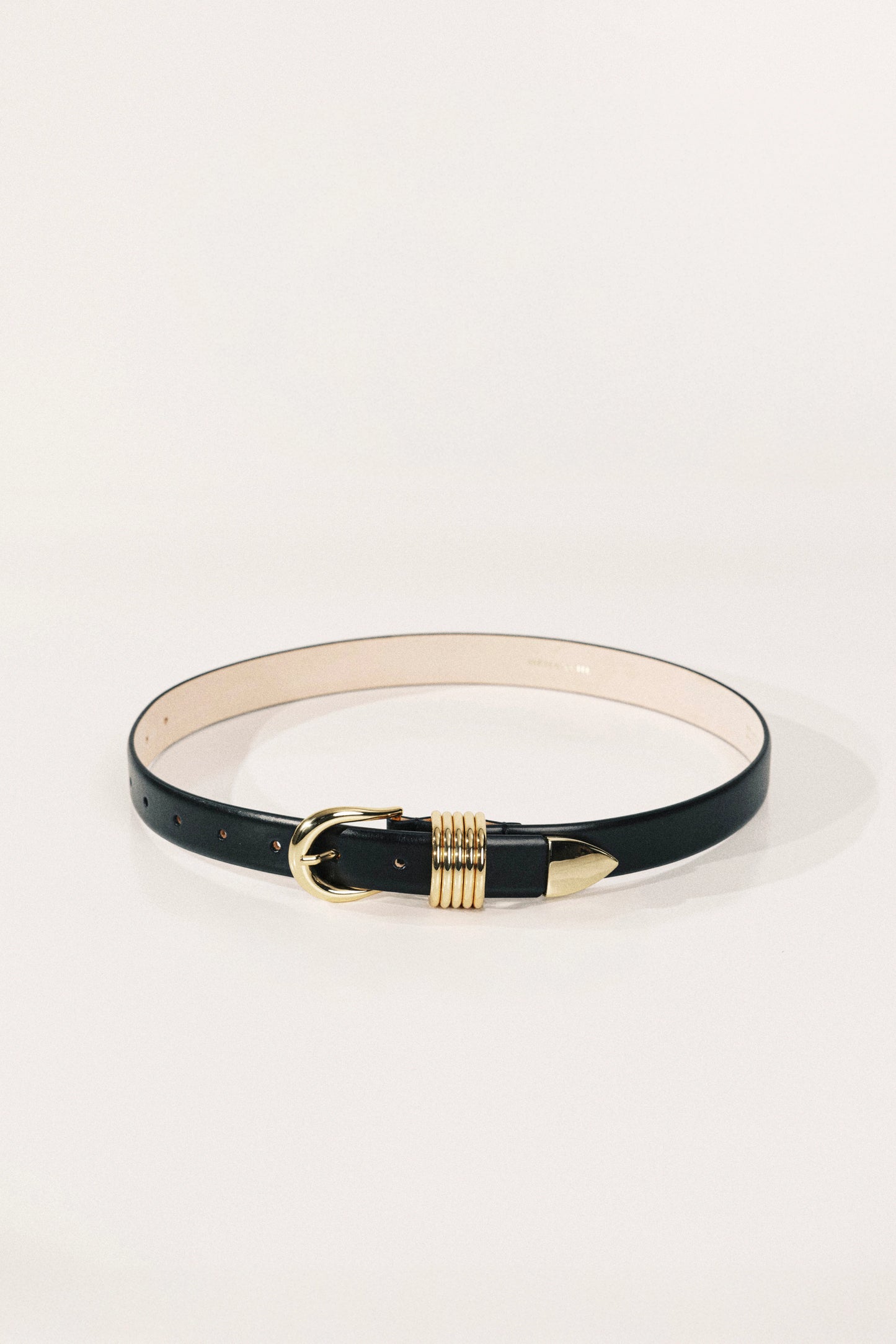 Hollyhock Belt - Black/Gold
