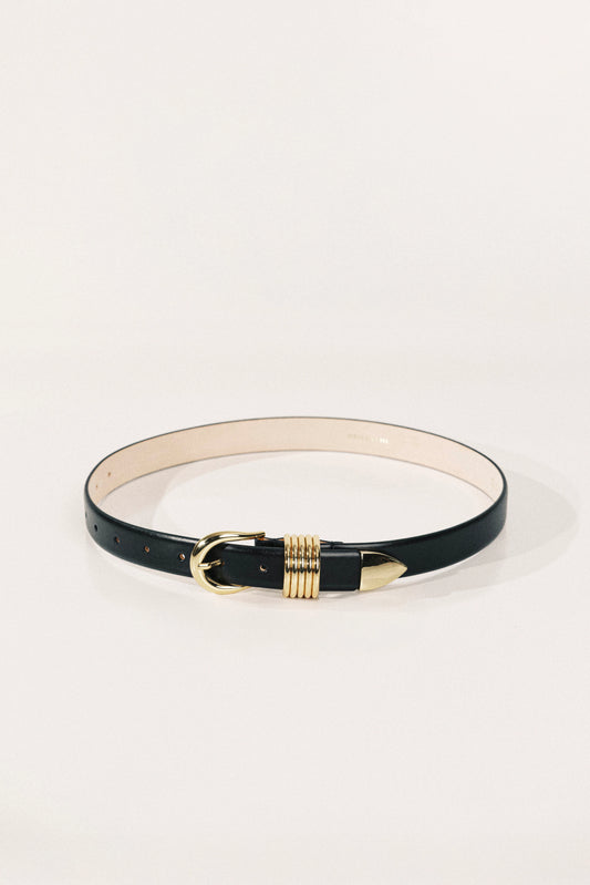 Déhanche - Hollyhock Belt - Black & Gold