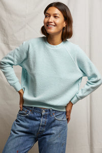 Perfect White Tee - Ziggy Sweatshirt - Iced Aqua