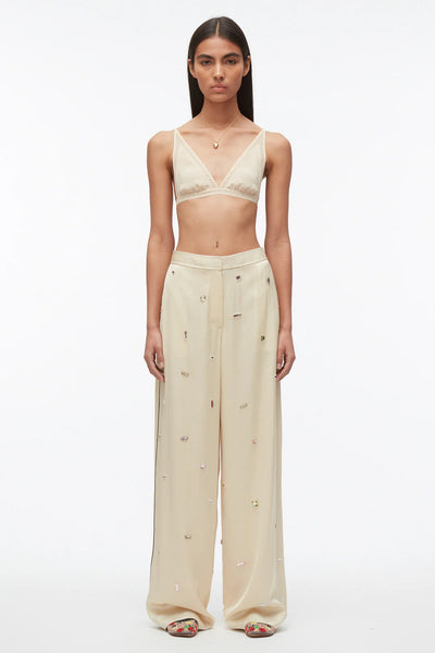 3.1 Phillip Lim - Halo Embroidered PJ Pant - Champagne