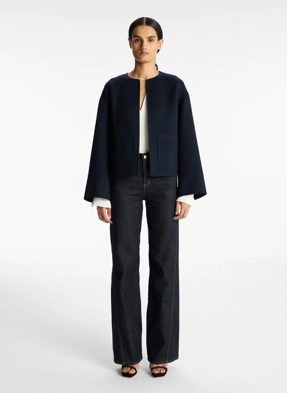 ALC - Finley Wool Jacket - Navy