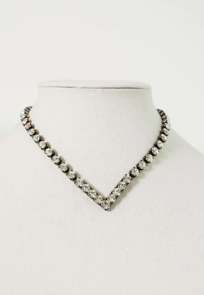 Elizabeth Cole - Finn Necklace - Crystal